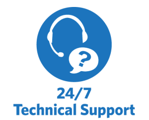 24/7 TECHNICAL SUPPORT